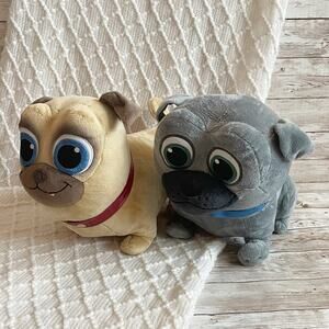Disney Puppy Dog Pals Plush Set of Two Bingo Rolly Medium
